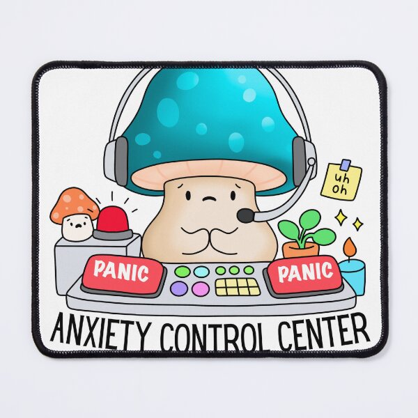 Item preview, funny anxiety control center designed and sold by vandepasch.
