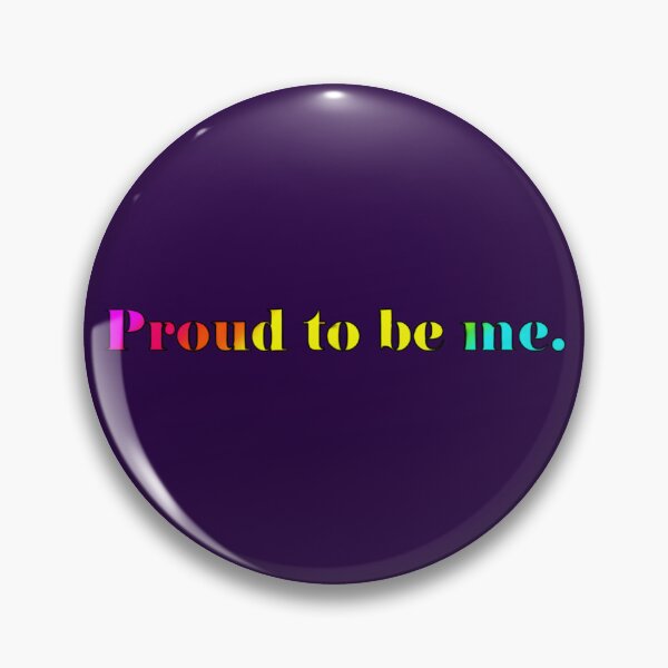 Item preview, Proud to be Me – Colorful Pride Statement with border designed and sold by Vision Illustrated.