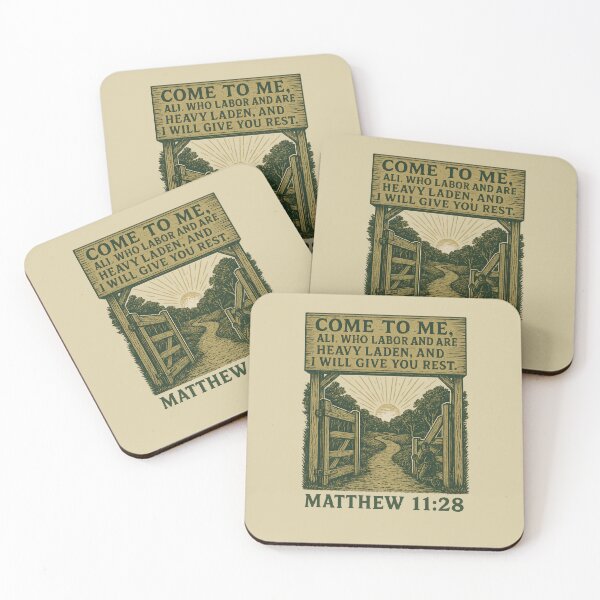 Item preview, Matthew 11:28 – Come to Me and I Will Give You Rest designed and sold by SimplySelim.