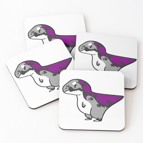 Item preview, tyrannosaurus ace asexual pride trex LGBTQ pride dino Sticker designed and sold by sadfacestickers.