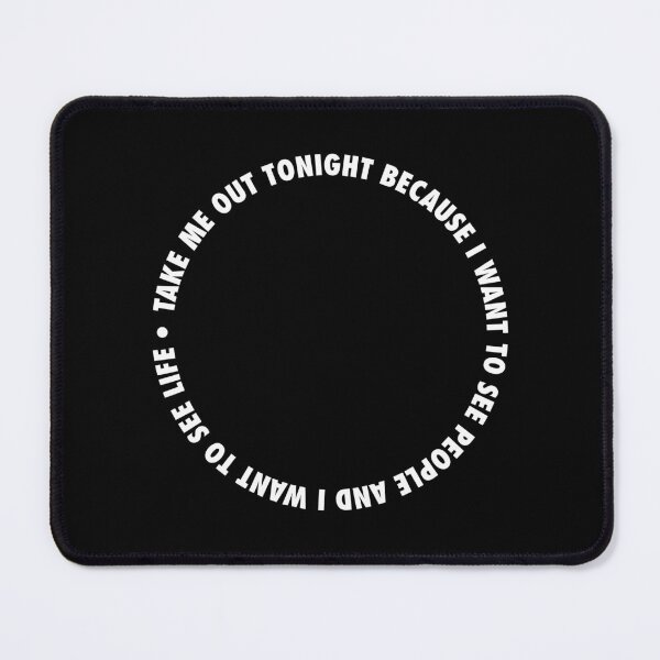 Item preview, See People, See Life – Bold Circular Lettering in White designed and sold by didijuca.