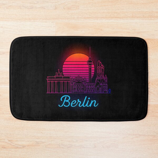 Item preview, Berlin Neon Skyline Collection: Futuristic City Lights designed and sold by Design_Your_Day.