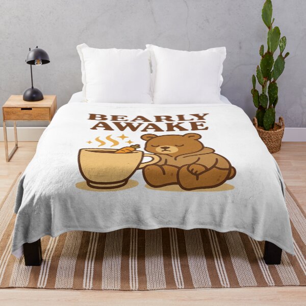 Item preview, Bearly awake | Cute Caffeine Critters designed and sold by VeroChaos.