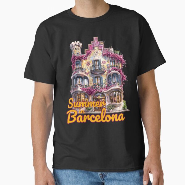 Item preview, Summer in Barcelona – Gaudí’s Floral House Illustration designed and sold by Ela-graphicwiz.