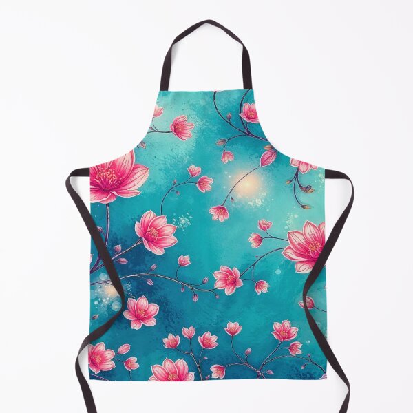 Item preview, Flower design in pink and blue designed and sold by Garrulus glandarius.