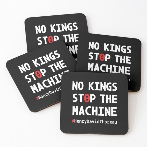 Item preview, No kings. Stop the machine designed and sold by PariSeine.