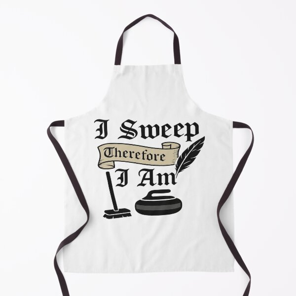 Item preview, I Sweep, Therefore I Am – A Curler’s Soliloquy designed and sold by Sweeping Statements.