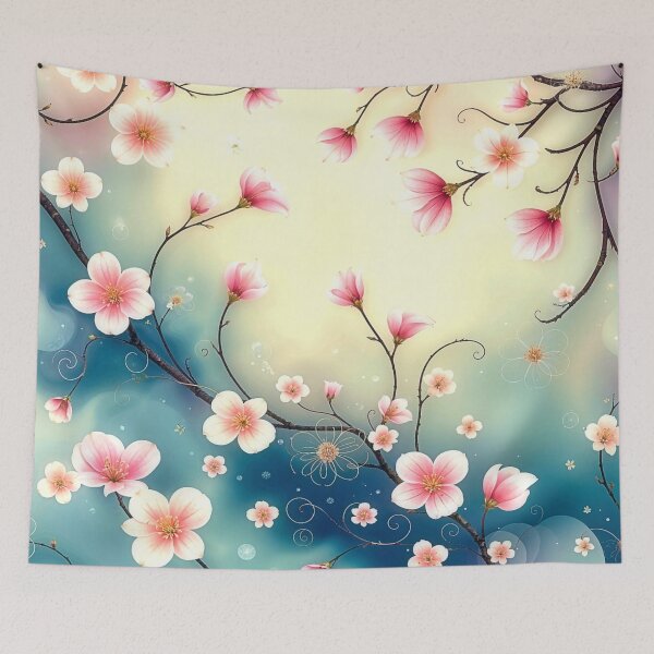 Item preview, Delicate flowers on branches designed and sold by Garrulus glandarius.