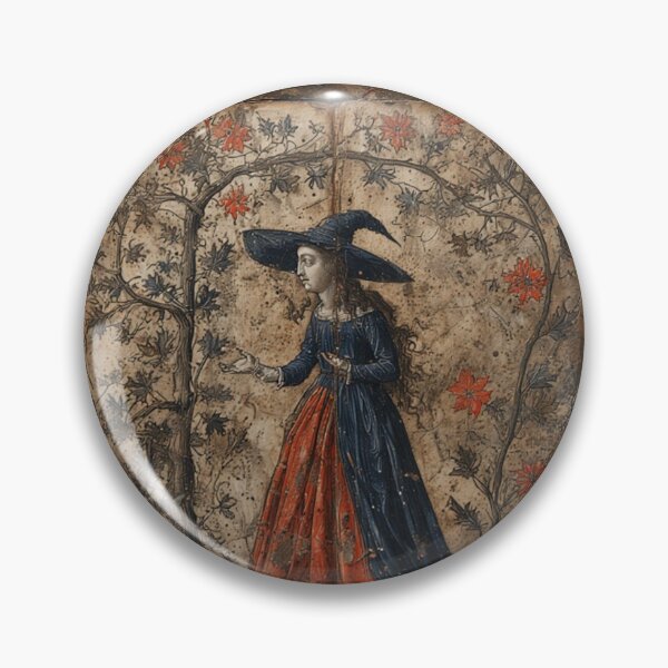 Item preview, Medieval Witch Art designed and sold by TheDarkWardrobe.