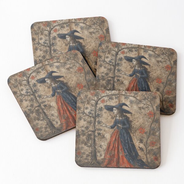Item preview, Medieval Witch Art designed and sold by TheDarkWardrobe.
