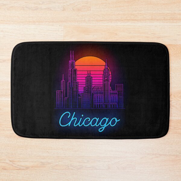 Item preview, Chicago Neon Skyline Collection: Futuristic City Lights designed and sold by Design_Your_Day.