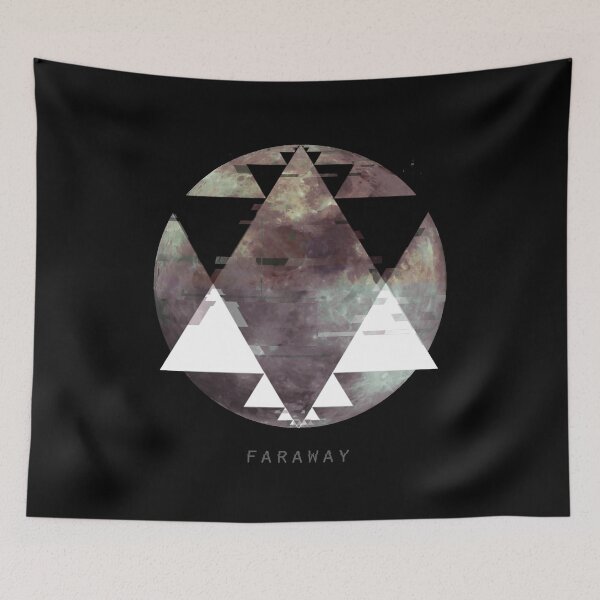 Item preview, digital glitched moon - space illustration galaxy graphic planet art designed and sold by hayrpictures.