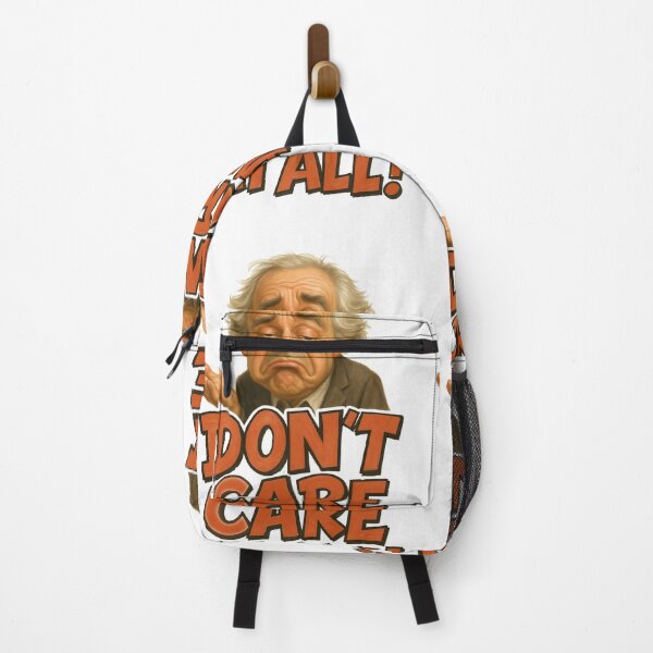 Item preview, Don't Care At All – Funny Grumpy Man Meme Caricature Quote Design designed and sold by lamp148.