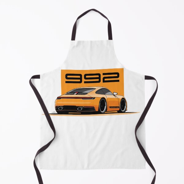 Item preview, Porsche 992.2 Carrera T Orange Illustration designed and sold by blackdogshop.