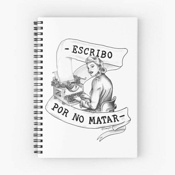 Item preview, I write so as not to kill - Retro Black and White Humor designed and sold by LaMarsupial.
