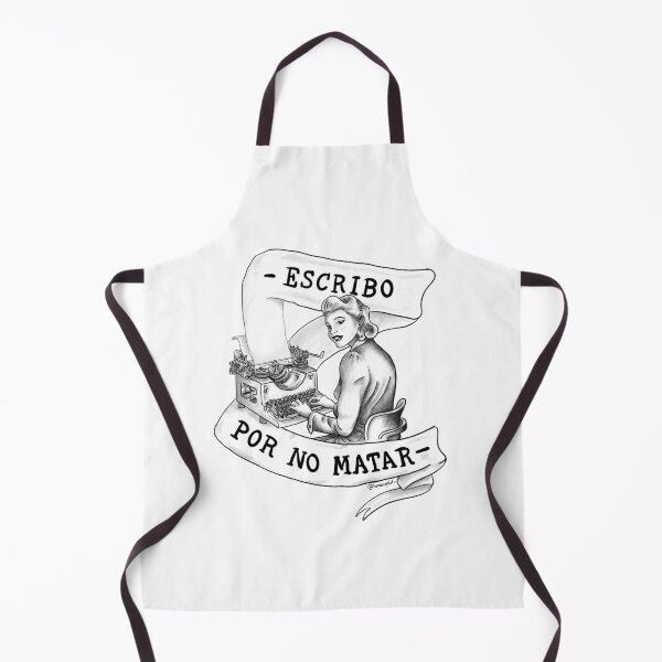 Item preview, I write so as not to kill - Retro Black and White Humor designed and sold by LaMarsupial.