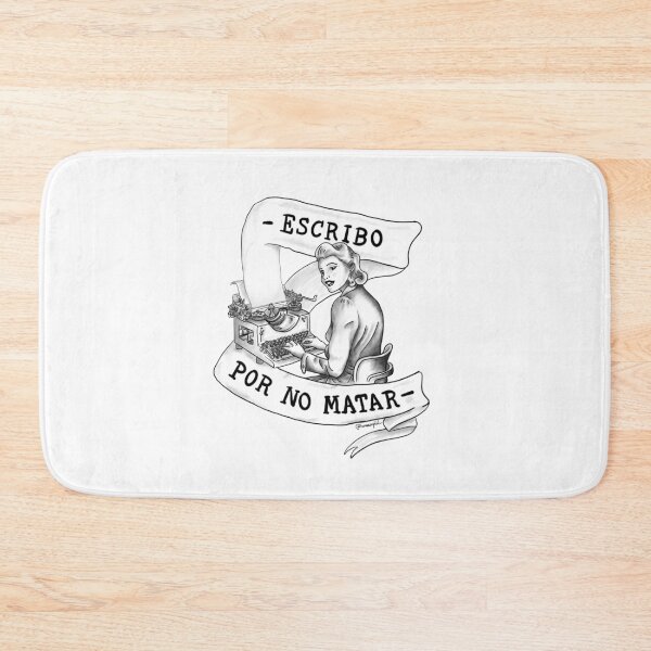 Item preview, I write so as not to kill - Retro Black and White Humor designed and sold by LaMarsupial.