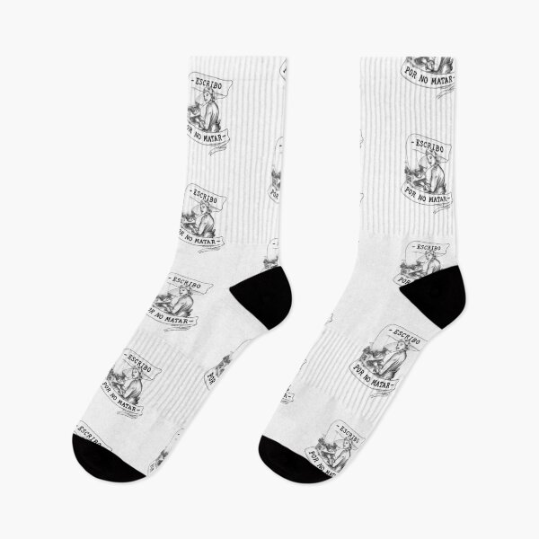 Item preview, I write so as not to kill - Retro Black and White Humor designed and sold by LaMarsupial.