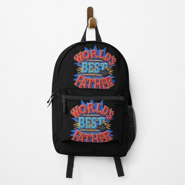 Item preview, World's Best Father Embroidered Patch Funny Dad Gift Design designed and sold by ArtDesignTp.