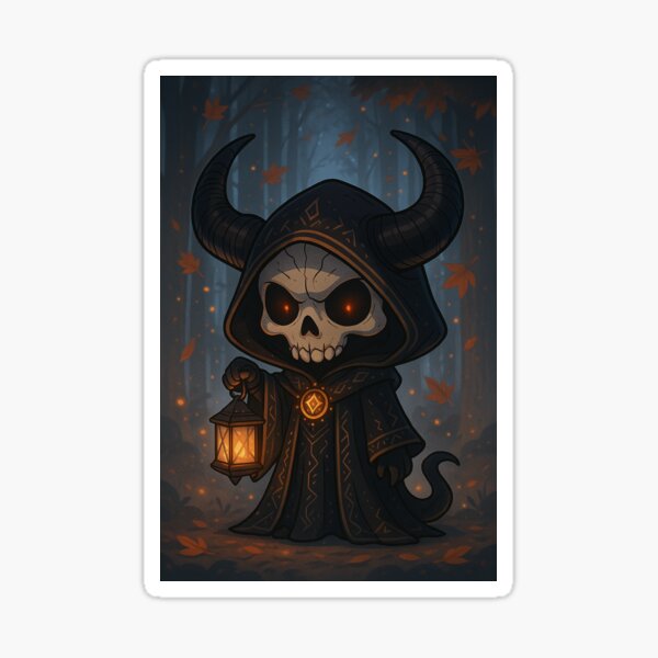 Item preview, Chibi Reaper of the Autumn Woods designed and sold by FeralandFlirty.