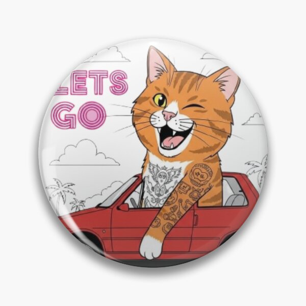 Item preview, cat tattoo car lets go designed and sold by rafaelwolf.