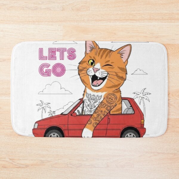 Item preview, cat tattoo car lets go designed and sold by rafaelwolf.