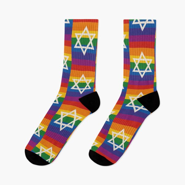 Item preview, Pride Month Jewish Flag designed and sold by BaShert.