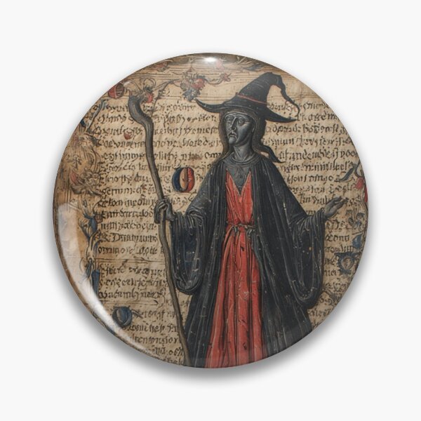 Item preview, Medieval Witch Art designed and sold by TheDarkWardrobe.