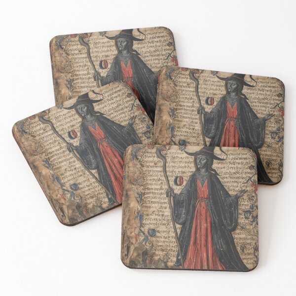 Item preview, Medieval Witch Art designed and sold by TheDarkWardrobe.