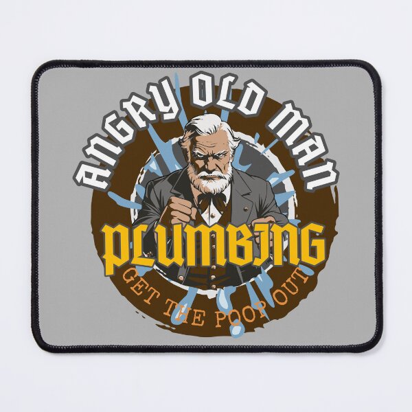 Item preview, ANGRY OLD MAN: Plumbing "Get The Poop Out" designed and sold by rockandahardplaceradio.
