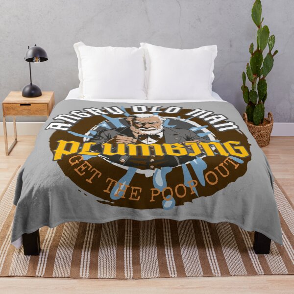 Item preview, ANGRY OLD MAN: Plumbing "Get The Poop Out" designed and sold by rockandahardplaceradio.