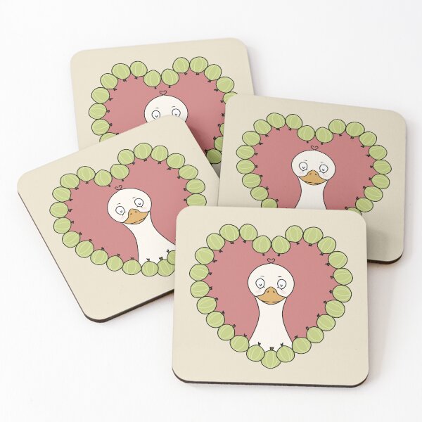 Item preview, Goose with Gooseberries designed and sold by HugSomeNettles.