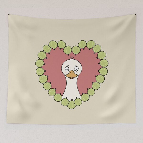 Item preview, Goose with Gooseberries designed and sold by HugSomeNettles.