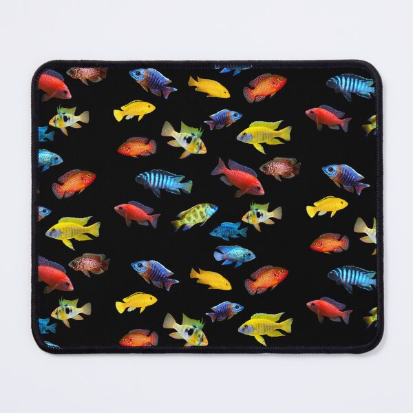Item preview, Cichlids Pattern African Cichlids Mbuna Dwarf Cichlid Fish Aquarium Breeders Art designed and sold by Aquarium Eclipse.
