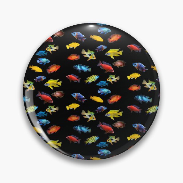 Item preview, Cichlids Pattern African Cichlids Mbuna Dwarf Cichlid Fish Aquarium Breeders Art designed and sold by Aquarium Eclipse.
