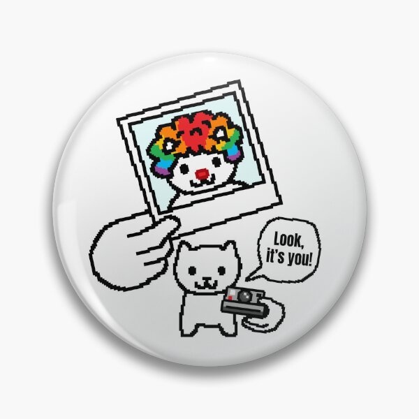 Item preview, Look, i'ts you! - silly cat designed and sold by TenKeyWorld.
