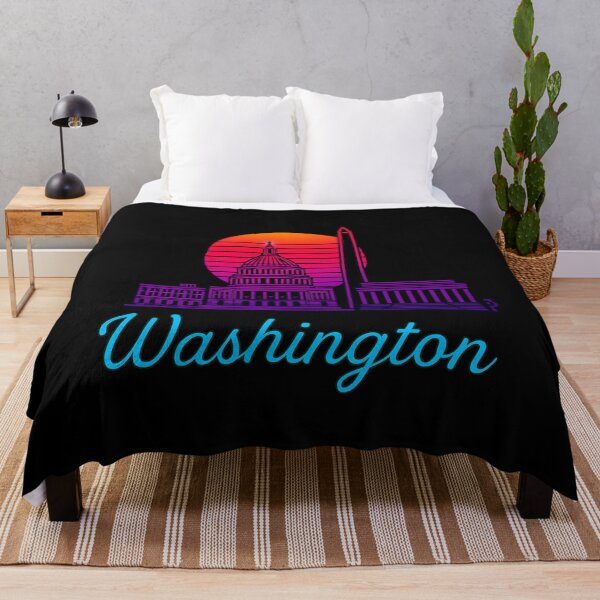 Item preview, Washington Neon Skyline Collection: Futuristic City Lights designed and sold by Design_Your_Day.
