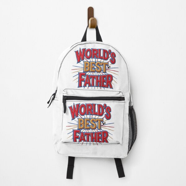 Item preview, World's Best Father Embroidered Patch Funny Dad Gift Design designed and sold by ArtDesignTp.
