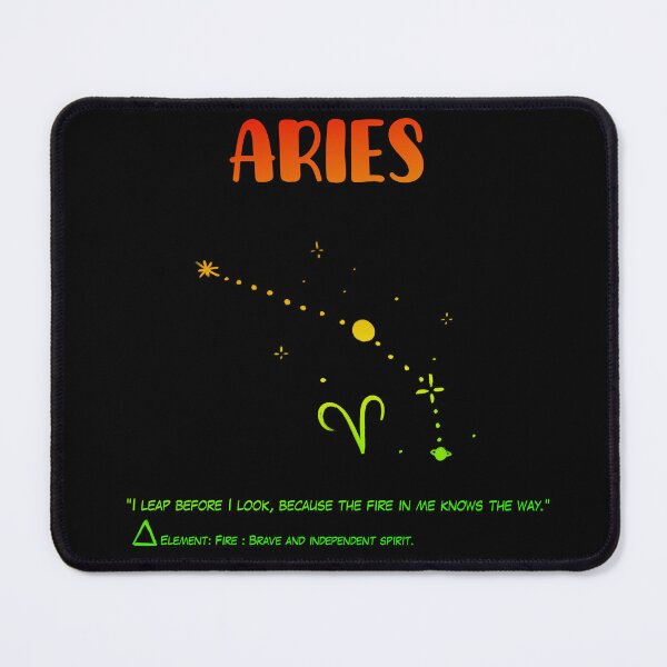 Item preview, Bold Aries Quote Design – Zodiac Fire Sign Art for Passionate Souls designed and sold by lowder.