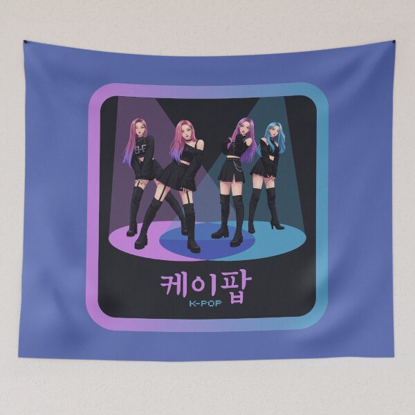 Item preview, K-Pop Girl Group Spotlight Art designed and sold by KiwiRider.