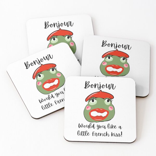 Item preview, French frog in beret designed and sold by BritishDelights.