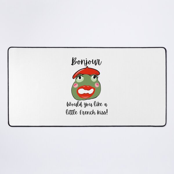 Item preview, French frog in beret designed and sold by BigfeetLittlepaws.