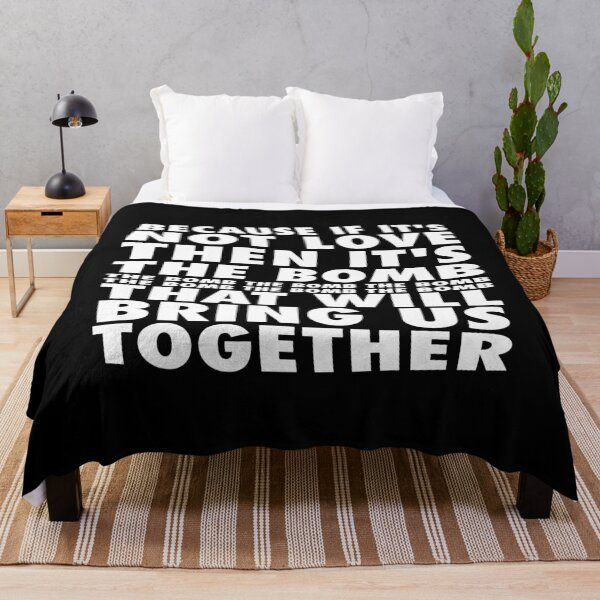 Item preview, If It’s Not Love – Wavy Bold Monochrome Lettering in White designed and sold by didijuca.