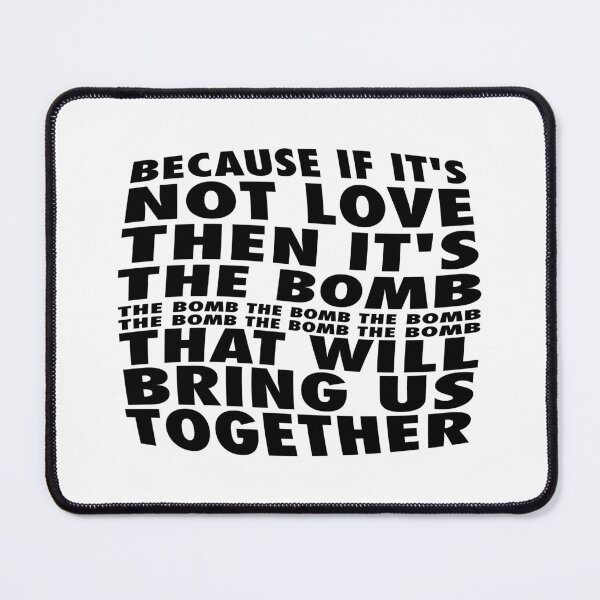 Item preview, If It’s Not Love – Wavy Bold Monochrome Lettering in Black designed and sold by didijuca.