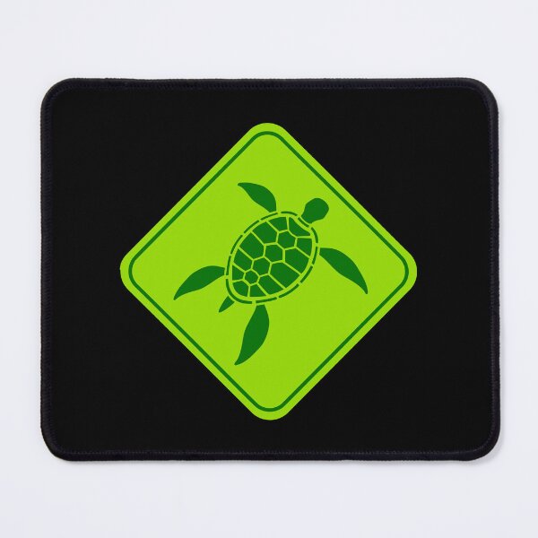 Item preview, Turtle Tortoise Danger Zone Sign Attention Warning Green designed and sold by shirt-o-mat.