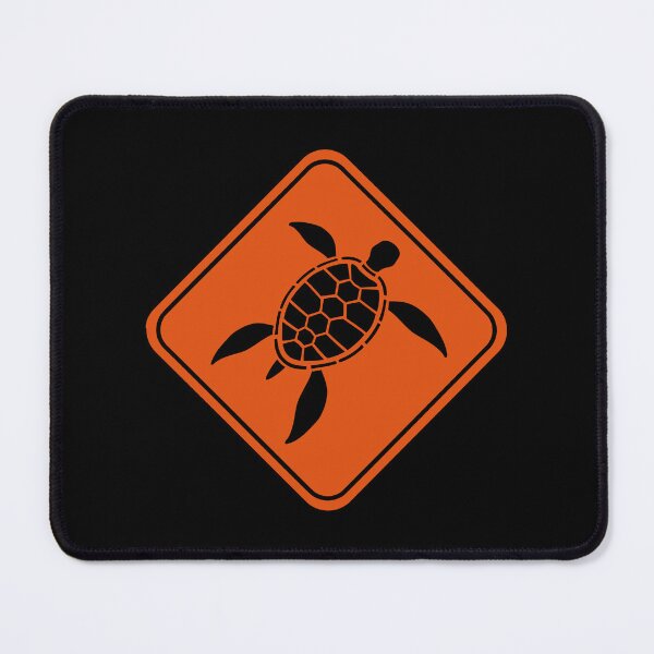 Item preview, Turtle Tortoise Danger Zone Sign Attention Warning Green designed and sold by shirt-o-mat.