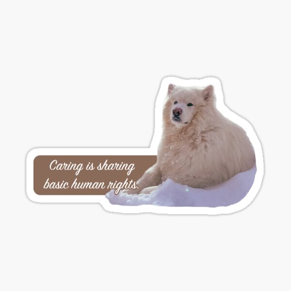 Item preview, Caring is Sharing Malamute designed and sold by stephkaye88.
