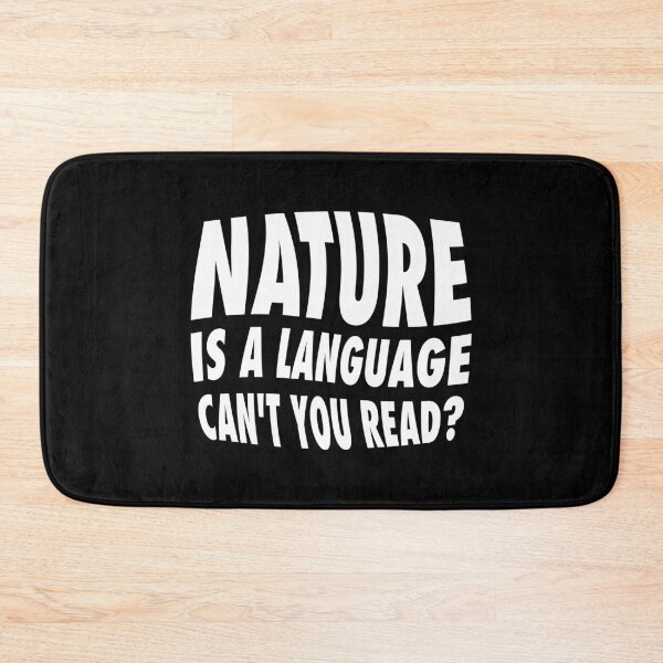 Item preview, Nature Is a Language – Bold Minimalist Artwork in White designed and sold by didijuca.
