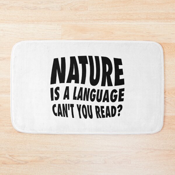 Item preview, Nature Is a Language – Bold Minimalist Artwork in Black designed and sold by didijuca.