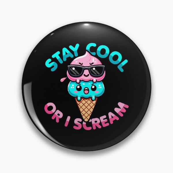 Item preview, Kawaii Chibi Ice Cream – Stay Cool or I Scream designed and sold by Karma Design.